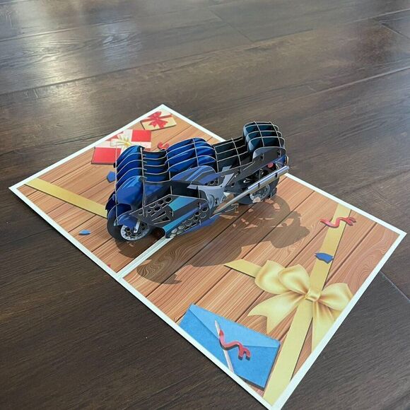 3D Birthday card for him/her - Picture 2 of 4